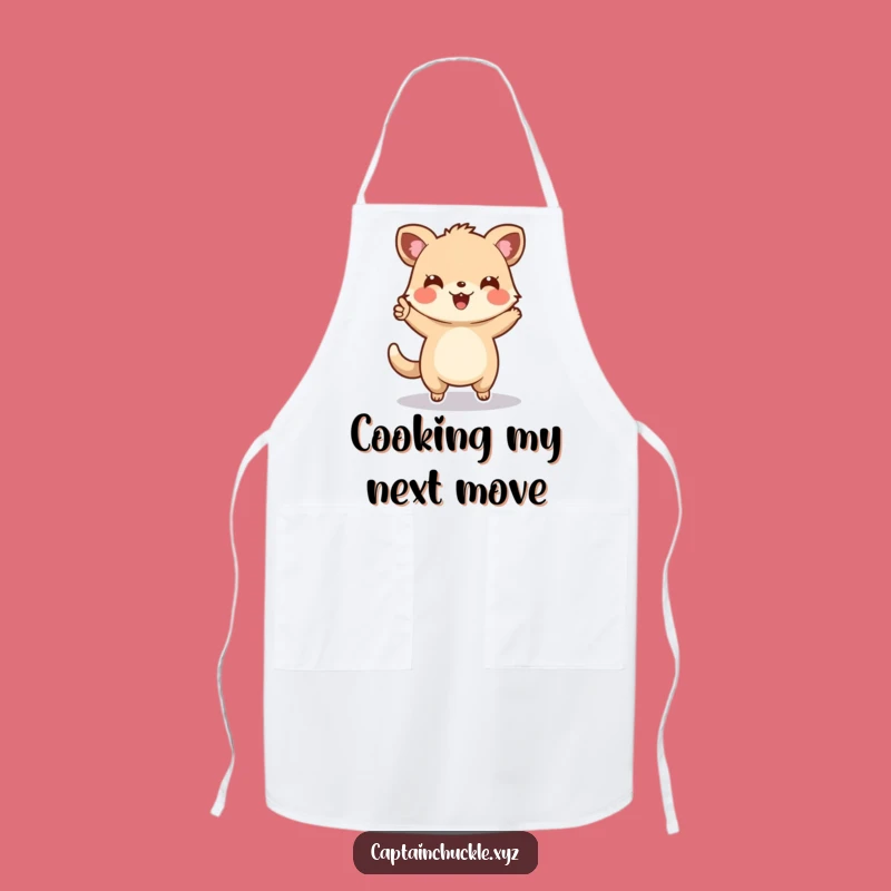 Funny Animal Explorer Apron: Cheerful Chef Pointer, Great Funny Kitchen Gift