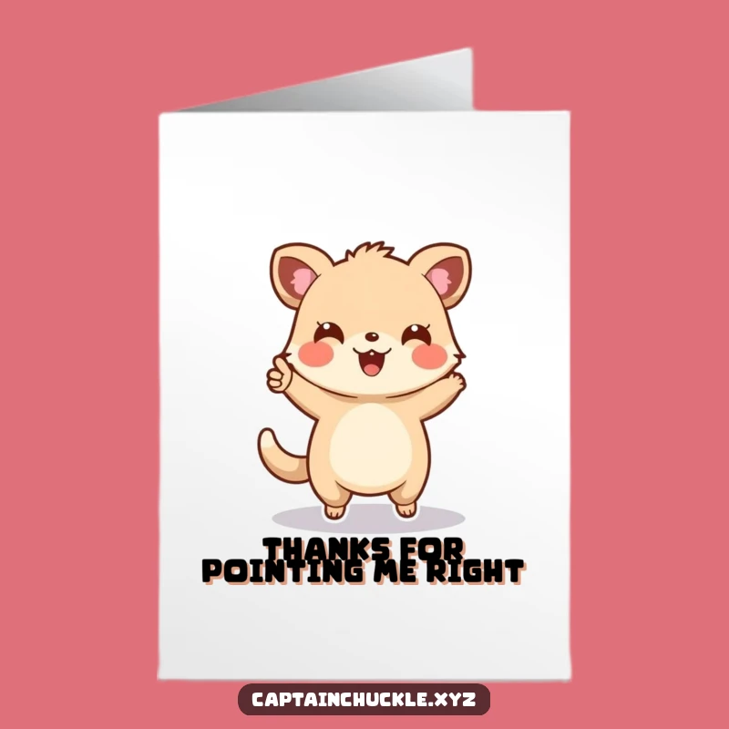 Free Printable Thank You Card: Funny Animal Map, Heartfelt Downloadable Greeting for Gratitude