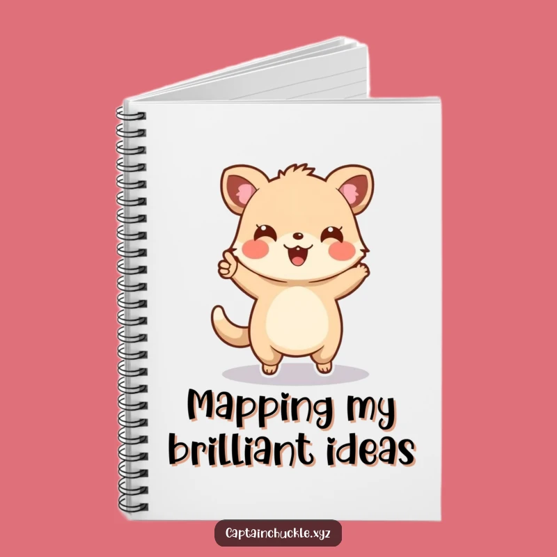 Funny Animal Explorer Notebook: Cheerful Map Journal, Ideal Funny Gift
