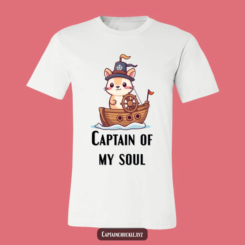 Funny Little Captain Animals T-Shirt a Bold and Funny Gift